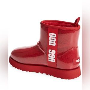 BNWT UGG CLASSIC MINI WATERPROOF CLEAR BOOT (WOMEN) SZ 8 NO BOX